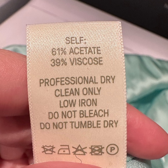 Lapointe Blue Satin Halter Gown Long Dress Size 2 - Picture 11 of 13